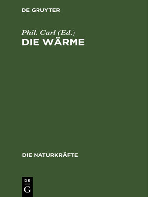 cover image of Die Wärme